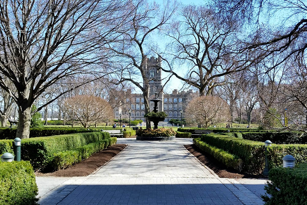 A view of the Fordham University campus in New York City (Wikimedia Commons/Indefatigable2)