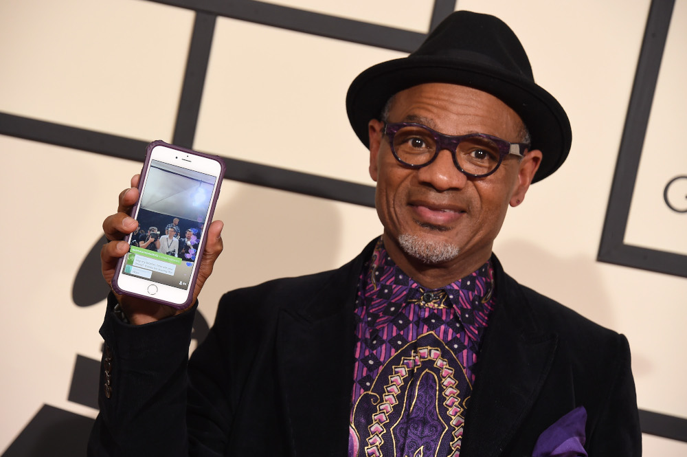 Kirk Whalum arrives at the 58th annual Grammy Awards at the Staples Center on Feb. 15, 2016, in Los Angeles. (AP/Invision/Jordan Strauss)