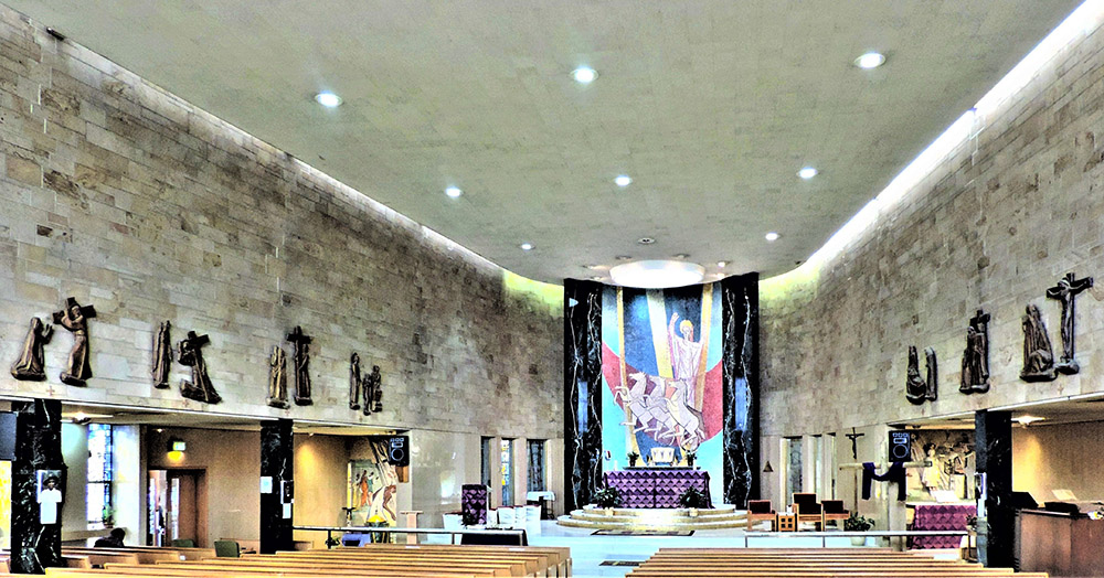 The interior of St. Rita Catholic Church in Indianapolis (CNS/Courtesy of National Fund for Sacred Places/Caleb Legg)
