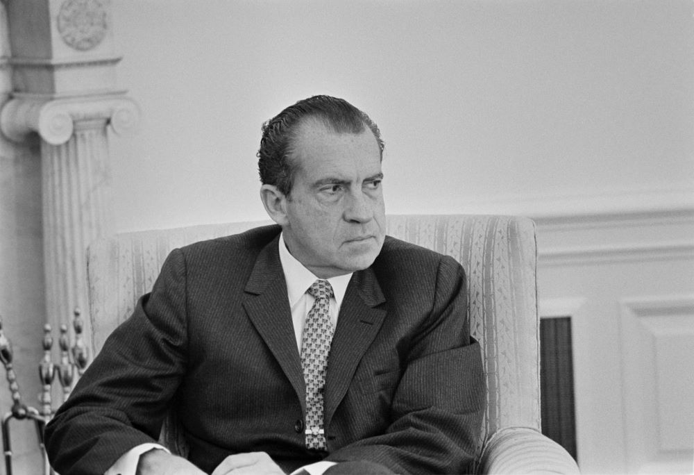 Richard Nixon in White House in 1969