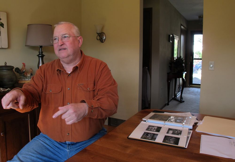 Steven Geier, 59, of Madison, Wis. recalls his time at the school for the deaf, where he says a priest assaulted him.