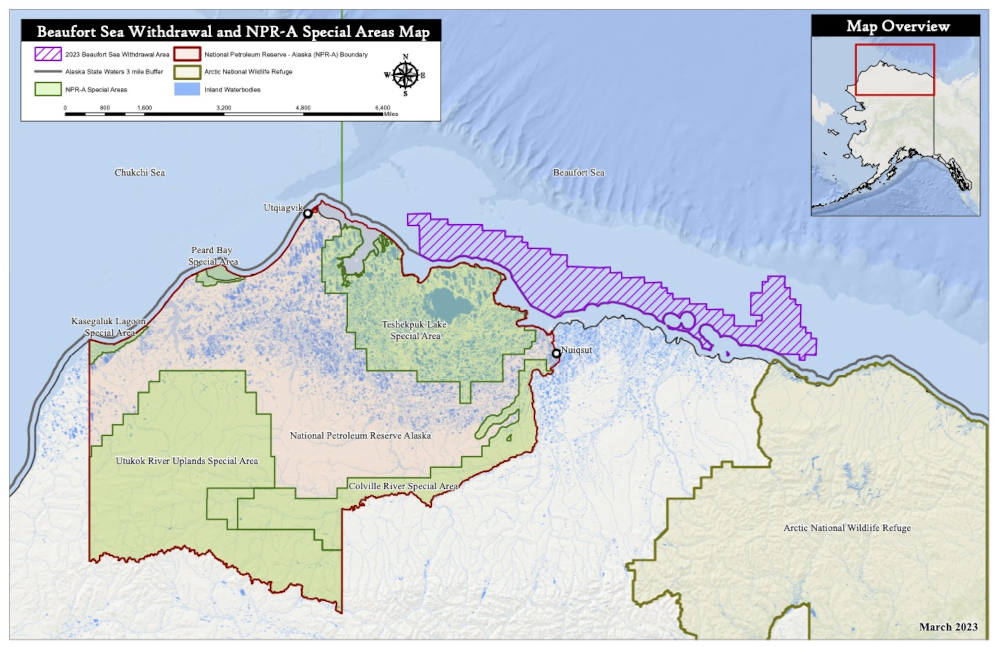 map of Alaska oil drilling sites