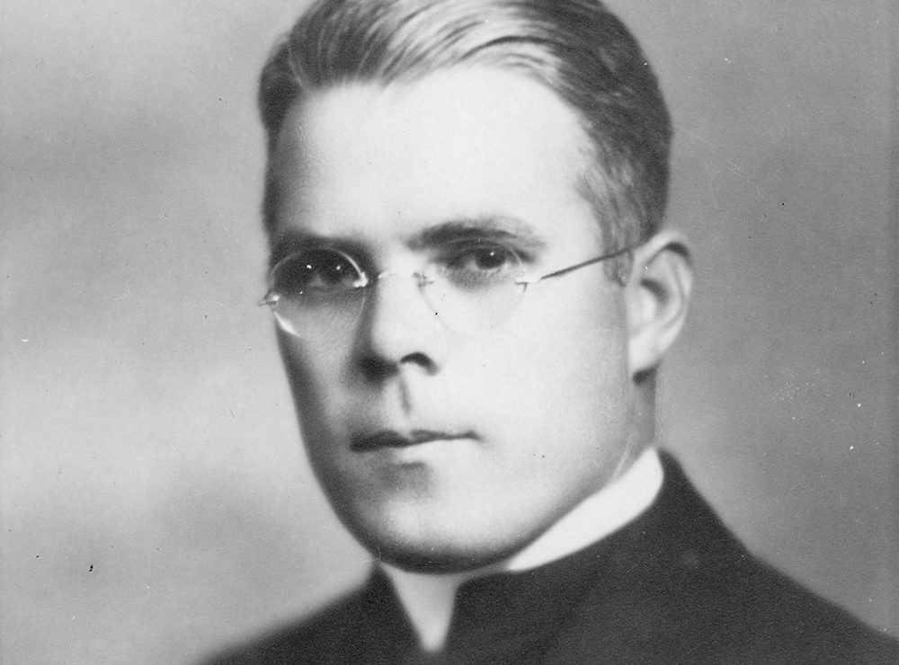 Jesuit Fr. Edward Dowling, circa 1940 (Wikimedia Commons/Maryville University Archives)