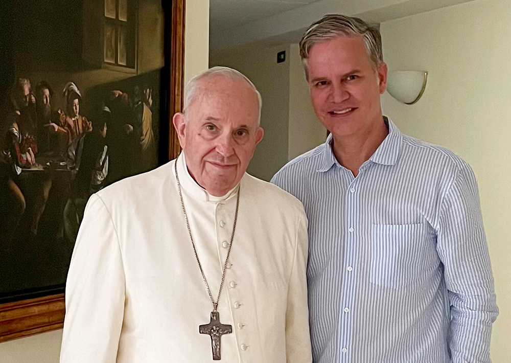 Pope Francis and Juan Carlos Cruz Chellew (Courtesy of Juan Carlos Cruz Chellew)