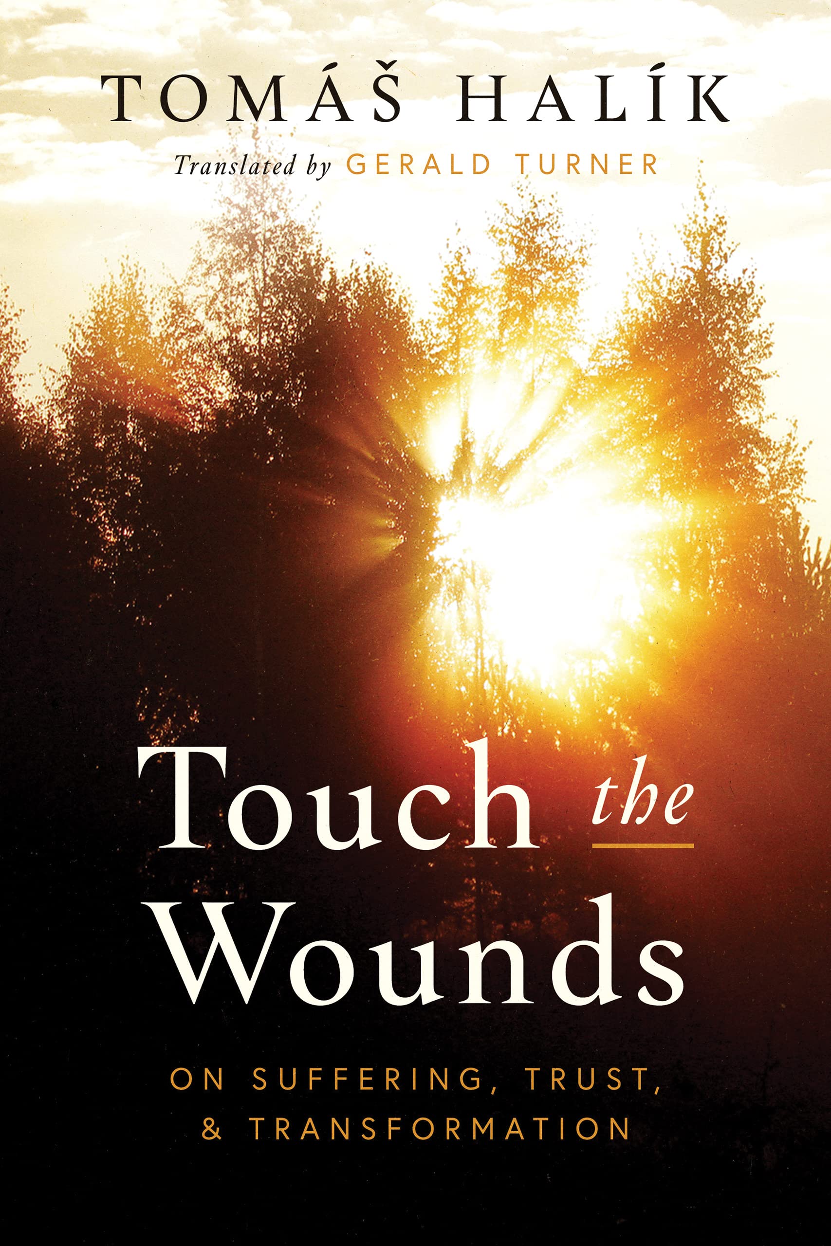 Book cover for "Touch the Wounds: On Suffering, Trust, and Transformation" by Tomas Halik
