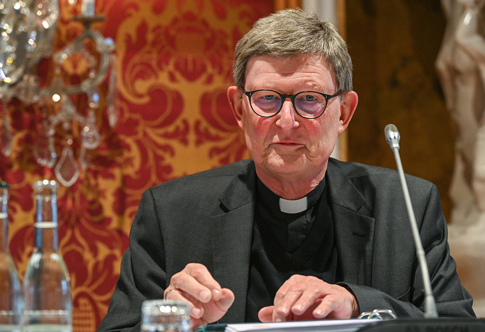 German Cardinal Rainer Maria Woelki of Cologne is pictured during the bishops' fall plenary meeting Sept. 20, 2021, in Fulda. (CNS/KNA/Harald Oppitz)