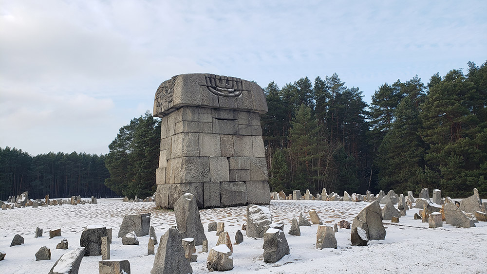 Poland's Treblinka memorial site, where as many as 900,000 Jews were murdered. (NCR photo/Chris Herlinger)