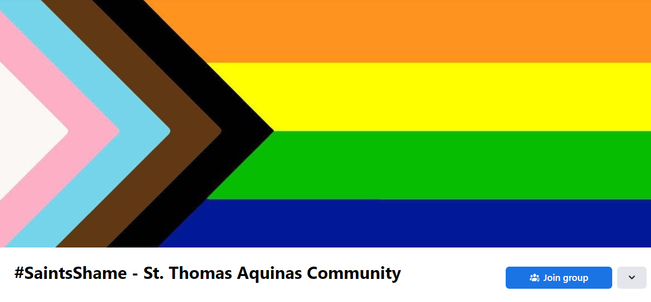 Alumni, parents and other members of the St. Thomas Aquinas community formed a Facebook group to organize their response to the recent events at the New Hampshire high school. A change.org petition had garnered more than 1,500 signatures by May 27. (NCR screenshot)