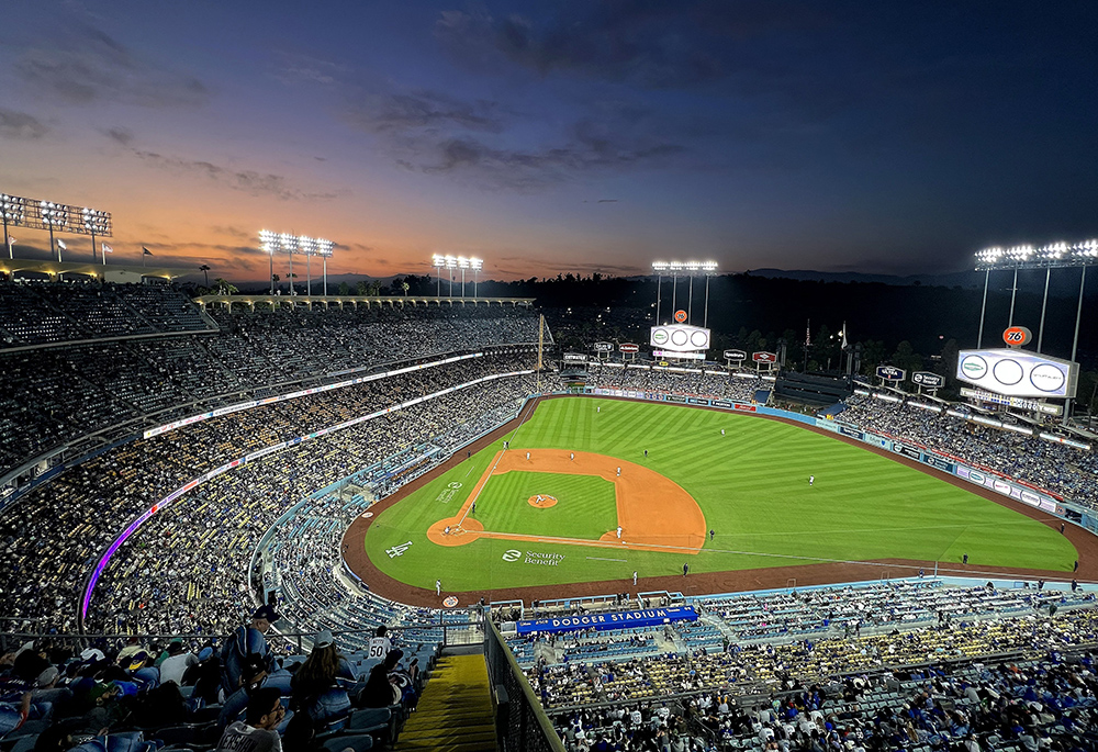 dodger stadium inside