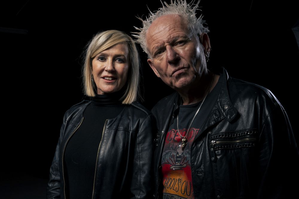 Greg and Yvonne, featured in the PBS documentary series "Once Upon a Time in Northern Ireland," met in a gritty punk bar in Belfast during the Troubles in Northern Ireland. (PBS/Courtesy of Gus Palmer)