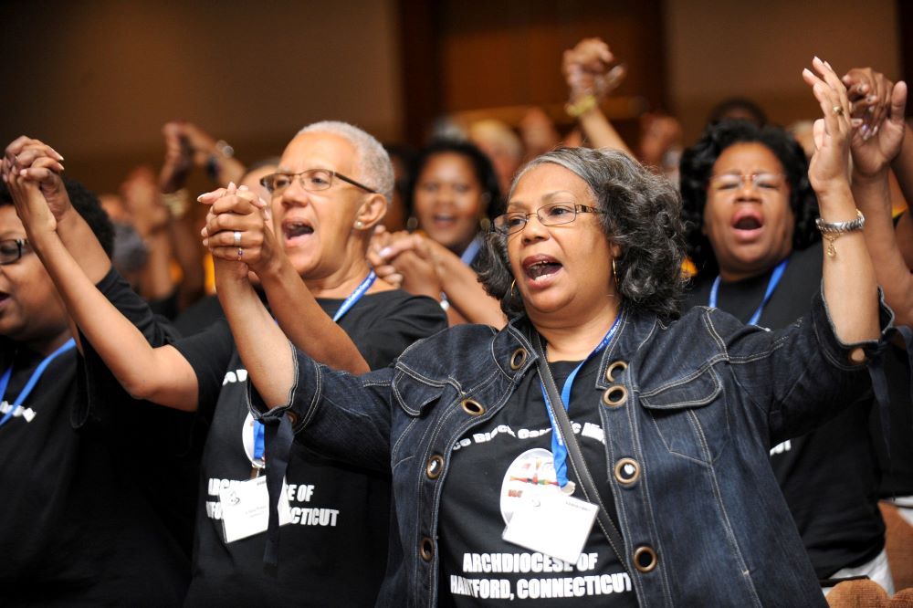 Attendees are seen at the National Black Catholic Congress XI in Indianapolis in this 2012 file photo. (CNS/Bayou Catholic/Lawrence Chatagnier)