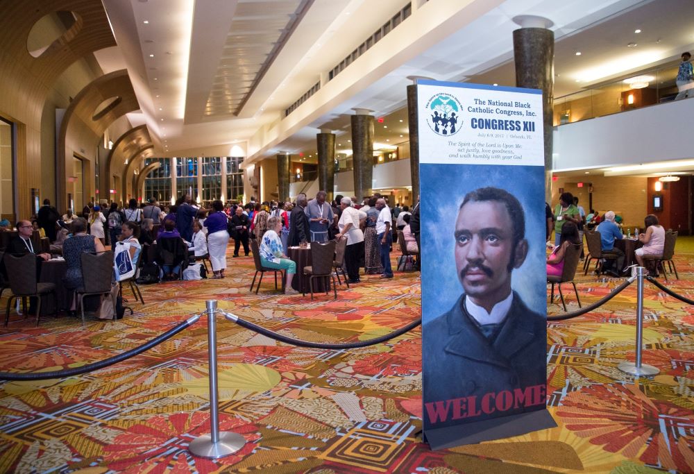 Participants are seen July 9, 2017, during the 12th National Black Catholic Congress in Orlando, Florida.