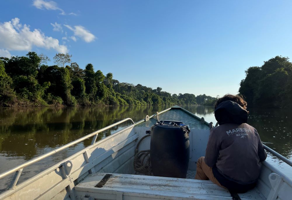 The Jaci Paraná River winds through Karipuna territory in the Amazon region of Brazil. There Sr. Laura Vicuña Pereira Mansohe accompanies indigenous peoples who serve as the vulnerable protectors of God's handiwork in the world's largest rainforest. (Ellie Hidalgo)