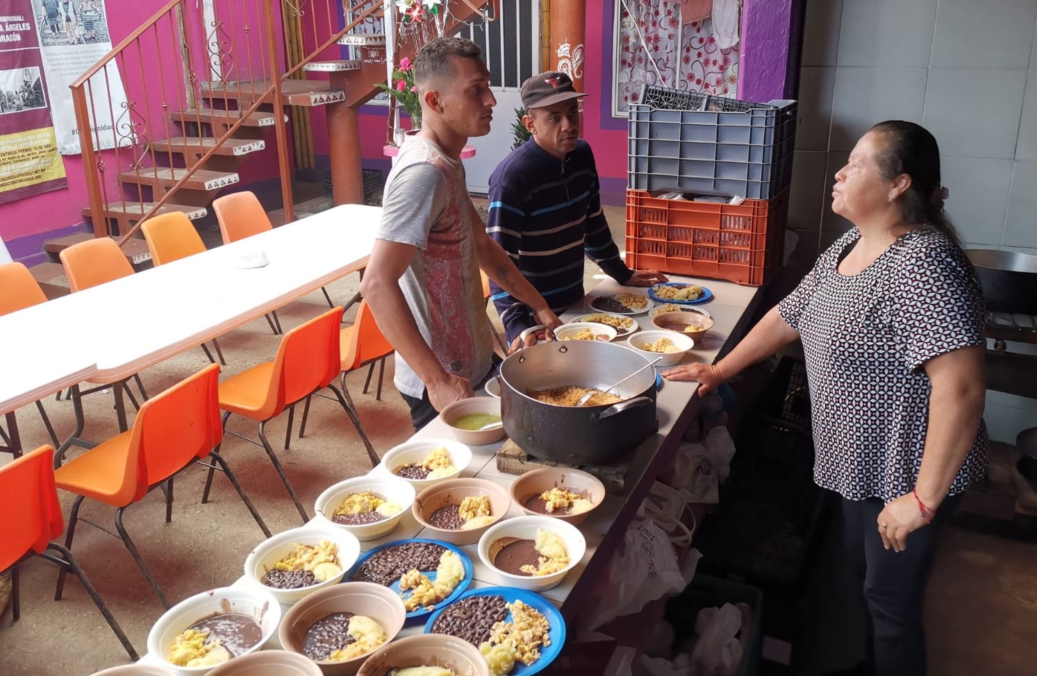 Norma Romero Vasquez of Las Patronas is seen in the collective's shelter.