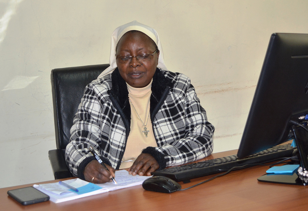 Sr. Bibiana Ngundo, a Little Sister of St. Francis, and the first visiting scholar at Center for Applied Research in the Apostolate in Washington in 2017, is one of the initiative's key participants. She is on the faculty of the department of religious studies at the Catholic University of Eastern Africa in Nairobi. (Courtesy of CARA)