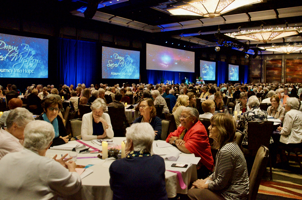 Nearly 900 sisters and guests are gathered Aug. 10 at the Leadership Conference of Women Religious assembly in Dallas. (GSR photo/Dan Stockman
