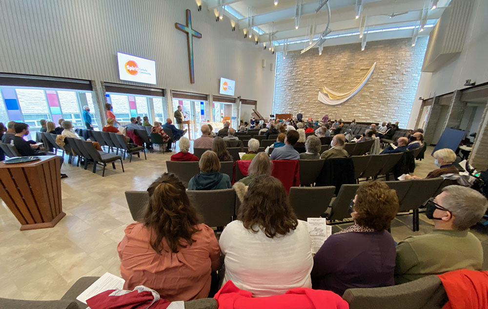 Spirit Catholic Community moved in 2021 to a renovated space and a partnership called "New Branches" with Lake Nokomis Lutheran Church and Living Table United Church of Christ. (Peter Molenda)