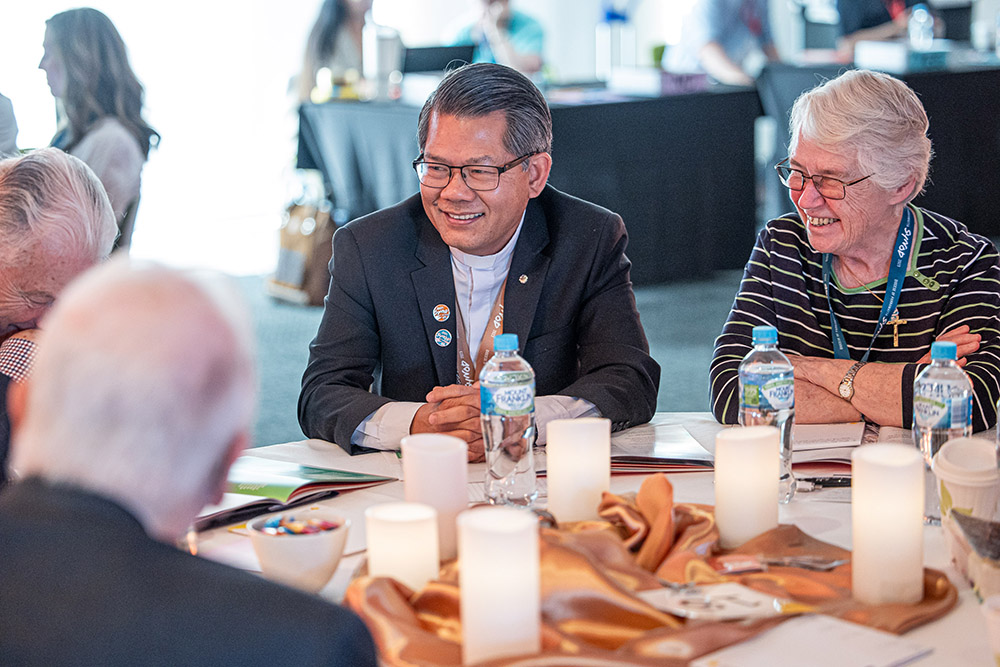 Bishop Vincent Long attends the Oct. 13-15 synod in the Diocese of Parramatta, Australia. (Courtesy of Parramatta Diocese)