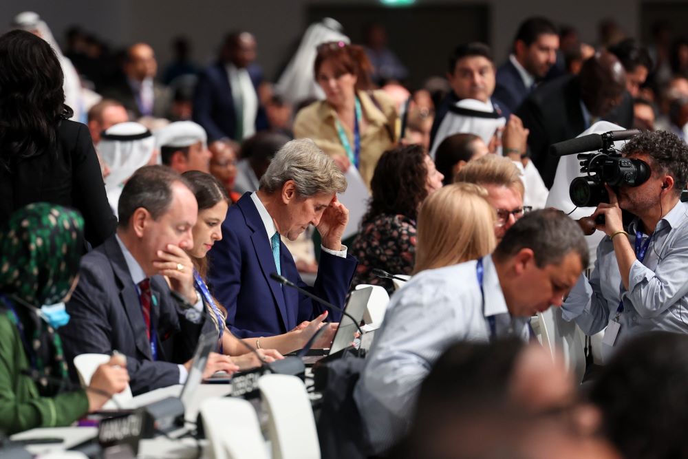 John Kerry, U.S. special presidential envoy for climate, attends the formal opening of the U.N. Climate Change Conference COP28 at Expo City Nov. 30, in Dubai, United Arab Emirates. The conference runs through Dec. 12. (CNS/Courtesy of UN Climate Change COP28/Mahmoud Khaled)