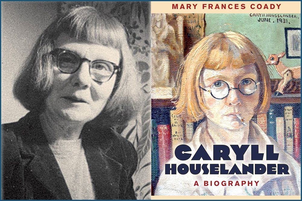 Caryll Houselander and cover of Houselander's biography by Mary Frances Coady