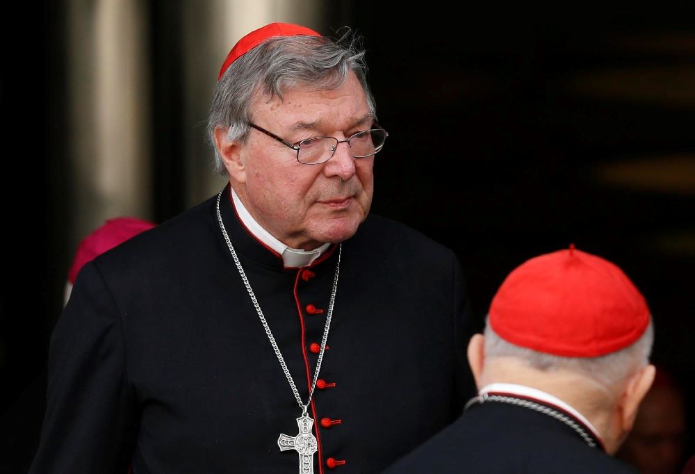 Cardinal George Pell is pictured during the extraordinary Synod of Bishops on the family at the Vatican in this Oct. 16, 2014, file photo. He died Jan. 10, 2023, at 81.(CNS/Paul Haring)