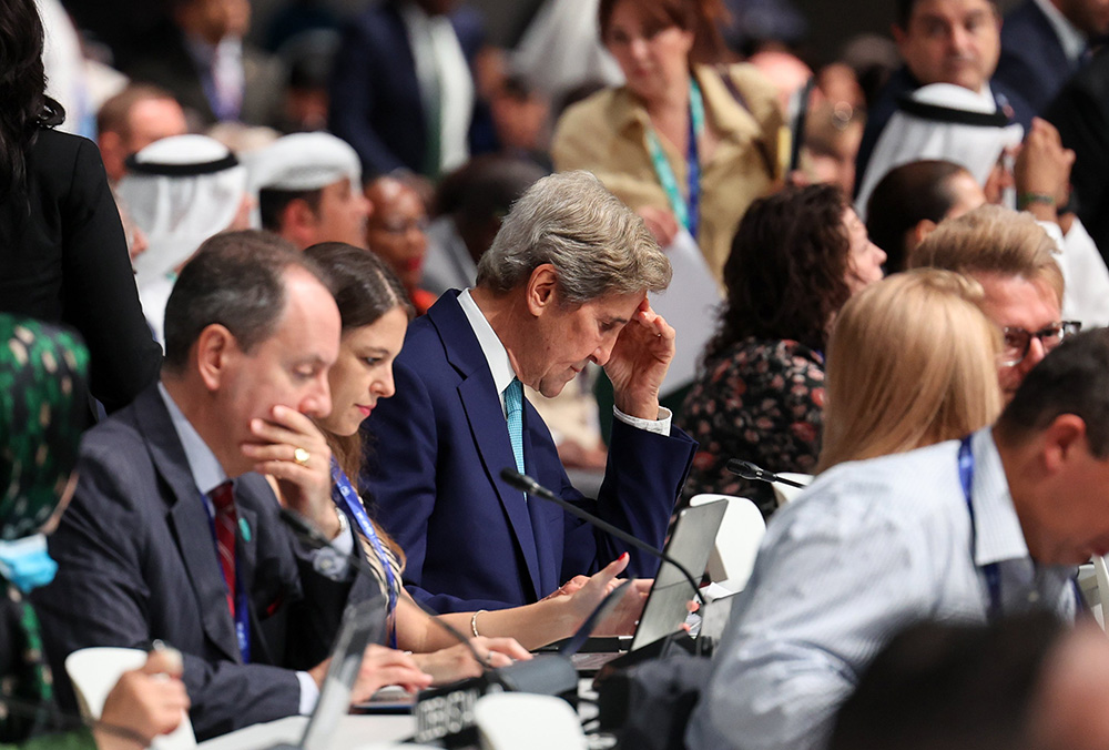John Kerry, U.S. special presidential envoy for climate, attends the formal opening of the U.N. Climate Change Conference COP28 at Expo City Nov. 30, 2023, in Dubai, United Arab Emirates. (CNS/Courtesy of UN Climate Change COP28/Mahmoud Khaled)