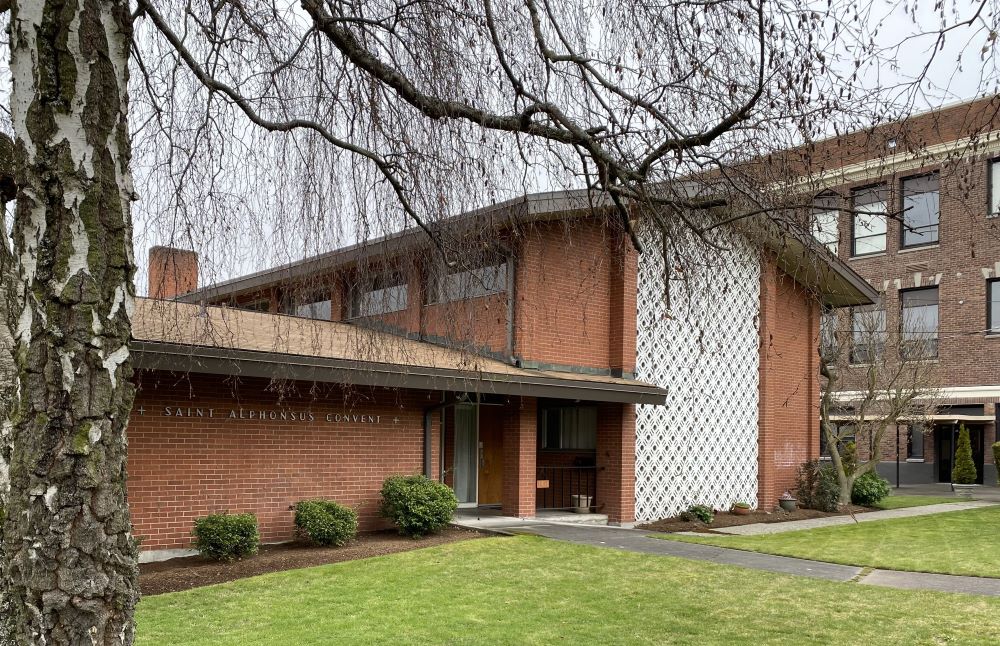 At St. Alphonsus Parish in northwest Seattle, a convent once home to the Society of Our Lady of the Most Holy Trinity Sisters, has been converted into rooms for Catholic school educators. Several U.S. dioceses are considering ways they can repurpose the church's extensive real estate into affordable housing for Catholic school teachers. (Courtesy of the Seattle Archdiocese)