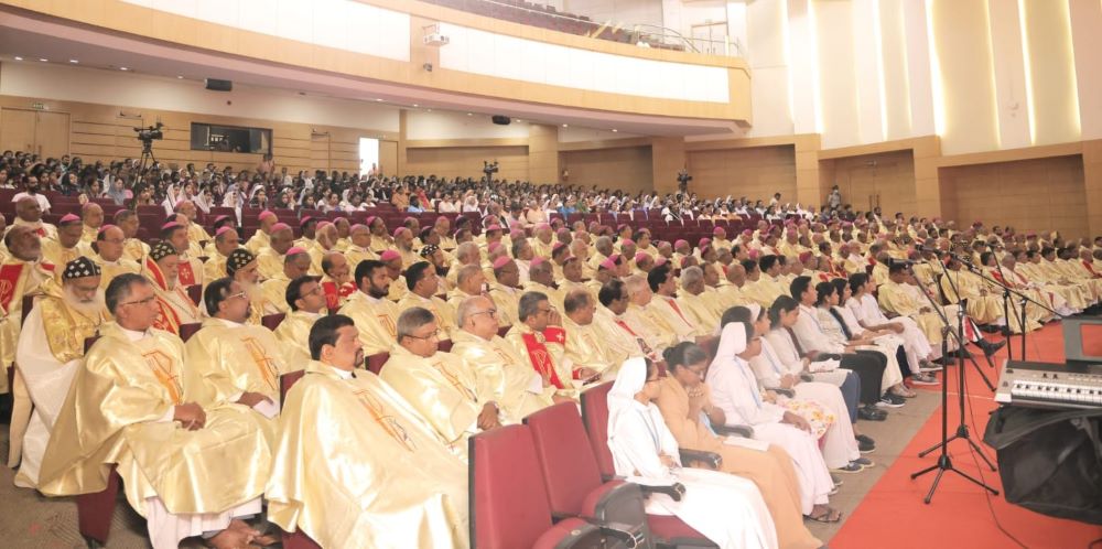 About 170 bishops attended the opening Mass of the 36th biennial meeting of the Catholic Bishops' Conference of India in Bengaluru, India.