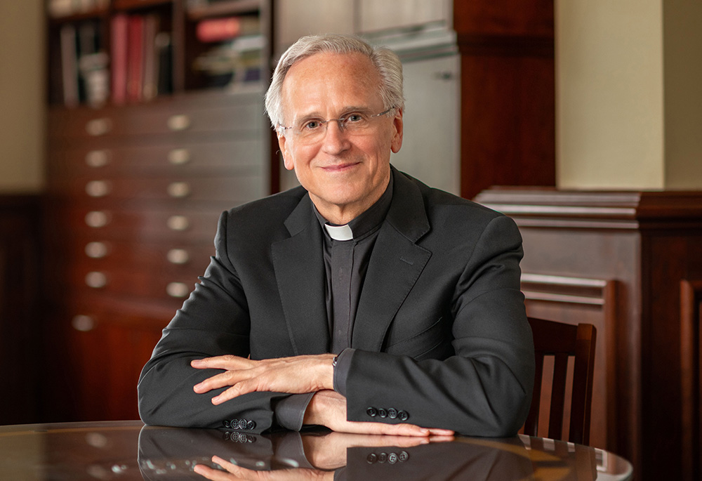 Holy Cross Fr. John Jenkins, president of the University of Notre Dame in Indiana, is pictured in an undated photo. (OSV News/Courtesy of University of Notre Dame)