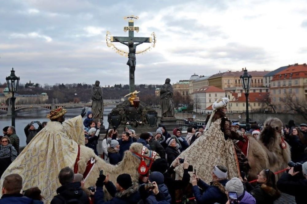 Epiphany procession in Prague