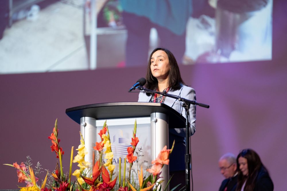 Young people take part in Youth Day Feb. 15 during the 68th Los Angeles Religious Education Congress at the Anaheim Convention Center. (OSV News/Courtesy of Dan Gonzalez)