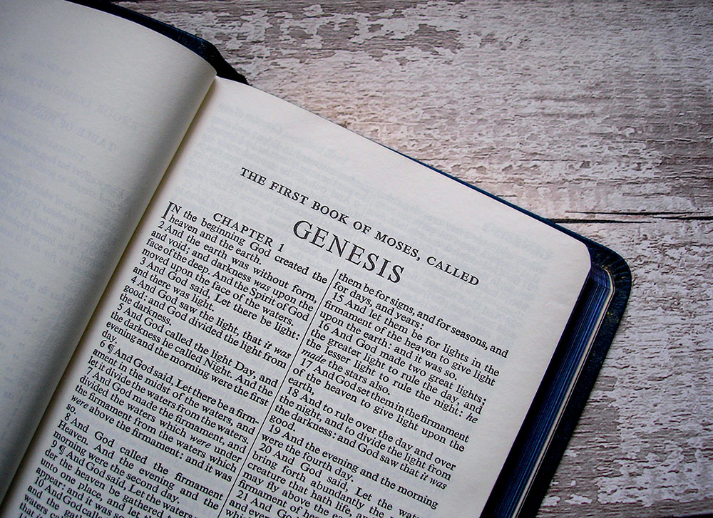 First page of the Book of Genesis (Pixabay/Scottish Guy)