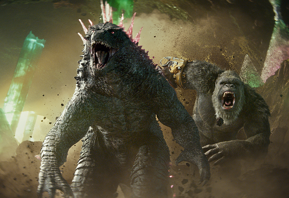 Godzilla and Kong in "Godzilla x Kong: The New Empire" (Courtesy of Warner Bros. Pictures)