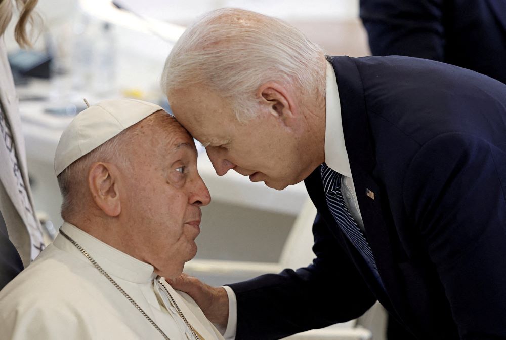 El Papa Francisco y Biden