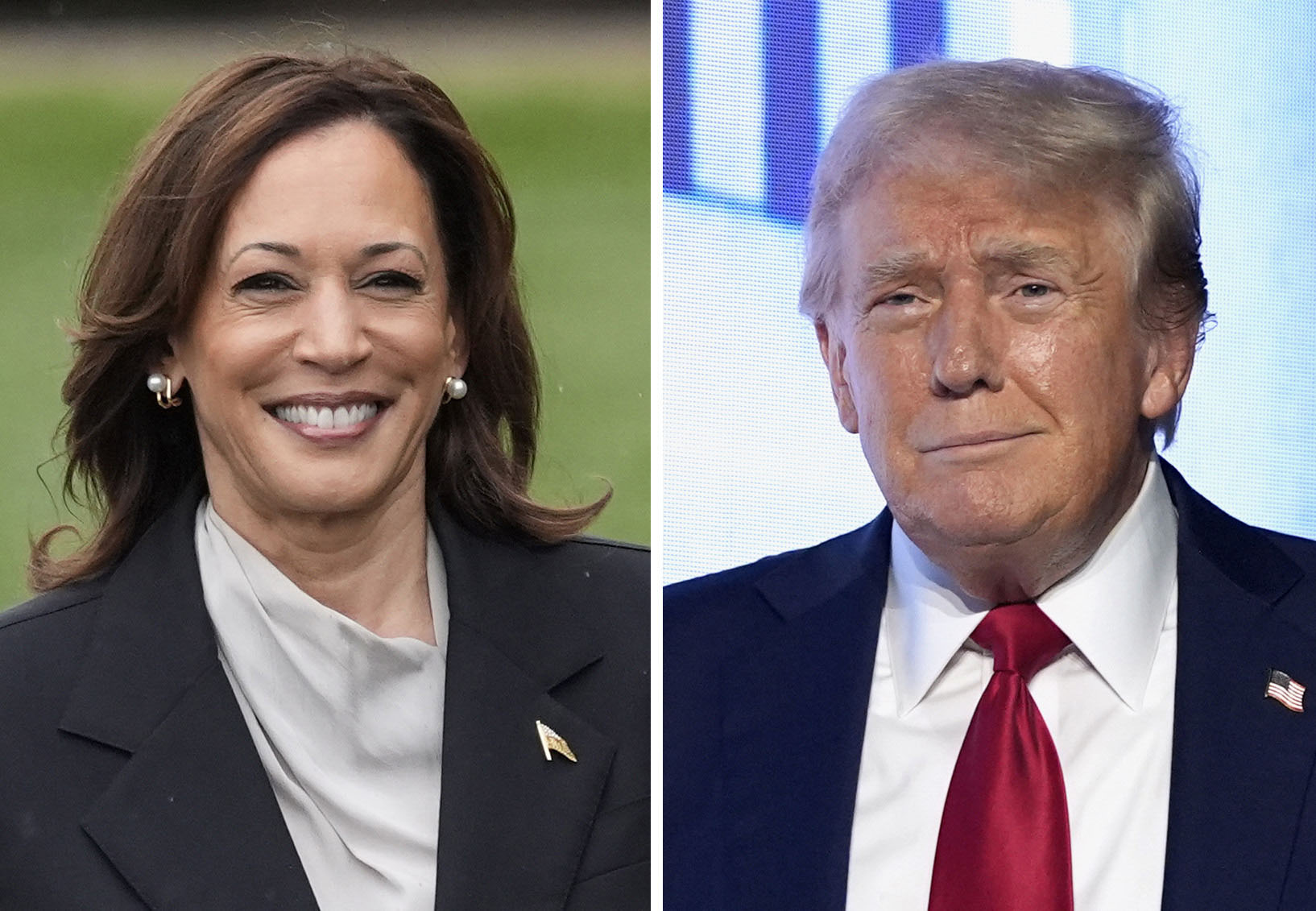 Vice-President Kamala Harris and former President Donald Trump.