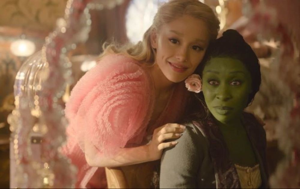 Glinda (Ariana Grande) and Elphaba (Cynthia Arivo) in "Wicked." Glinda (Ariana Grande) and Elphaba (Cynthia Arivo) in "Wicked."
