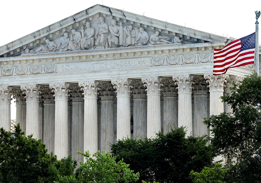 The U.S. Supreme Court in Washington is seen June 17, 2024. (OSV News/Reuters/Evelyn Hockstein)