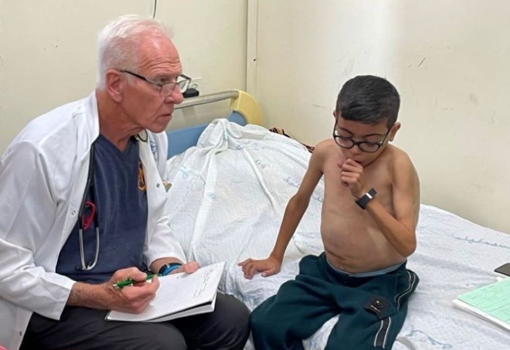 doctor with boy