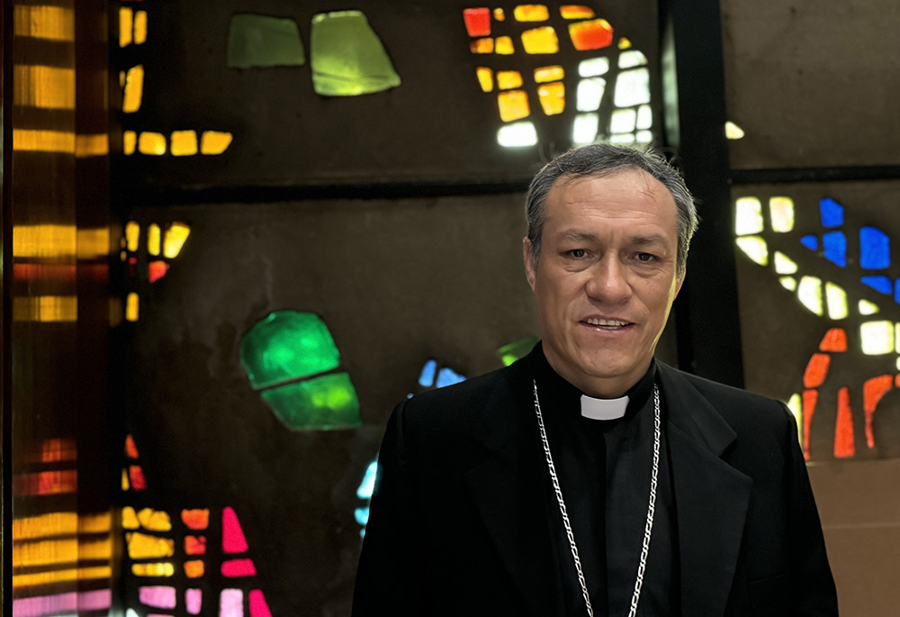 Even though he didn't visit Latin America as often as other regions, Pope Francis' origins and his focus on the peripheries resounded profoundly in the region, said Peruvian Bishop Lizardo Estrada Herrera, in this file photo from July 9, 2024, in New York. Estrada, secretary-general of the Conference of Latin American bishops, CELAM, said he was saddened to hear of animus against the pope by some U.S. Catholics though he was loved in Latin America and the world. (GSR photo/Rhina Guidos)