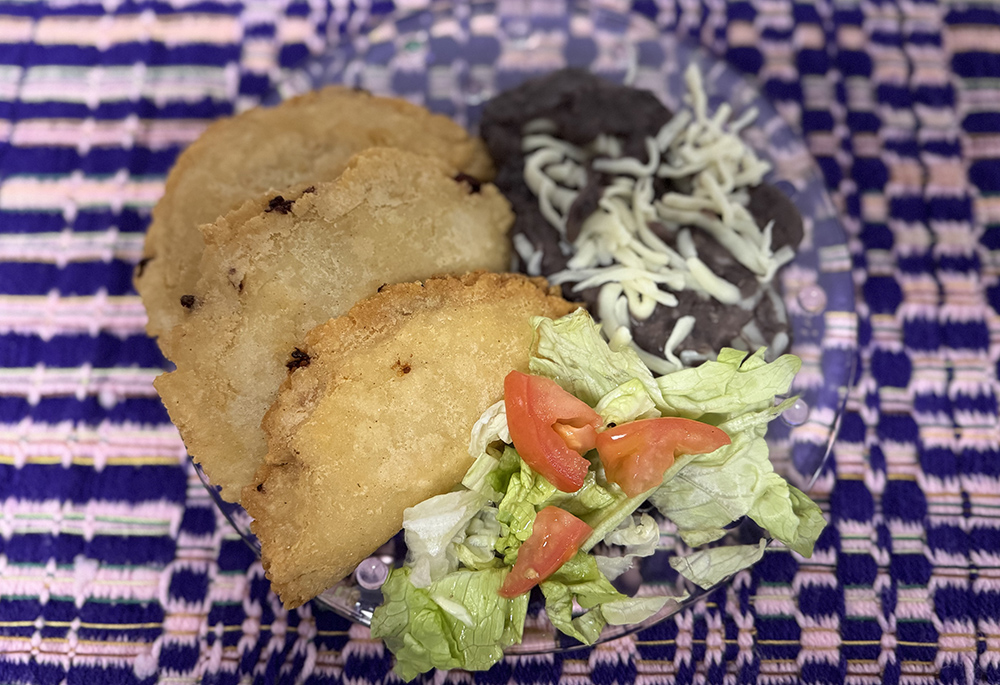 "These quesadillas are one of my comfort foods," writes Sr. Helga Leija. "They're quick, easy and require only three ingredients. When I make it, I feel my mother's presence.