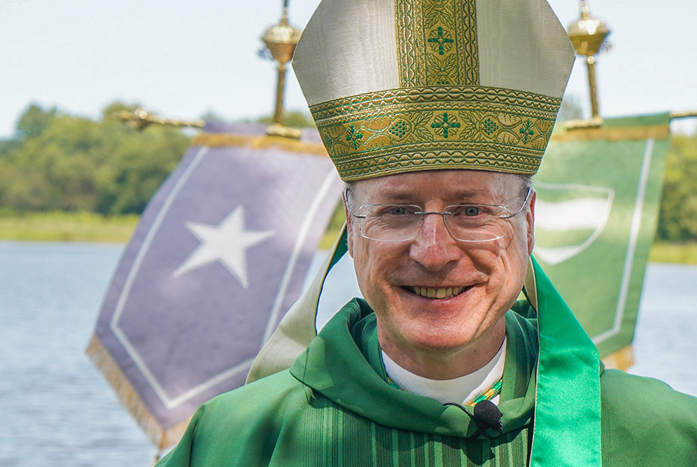Bishop Shawn McKnight of Jefferson City, Missouri, in September 2024. McKnight is now archbishop-elect for the Archdiocese of Kansas City, Kansas. (OSV News/ The Catholic Missourian/Jay Nies)
