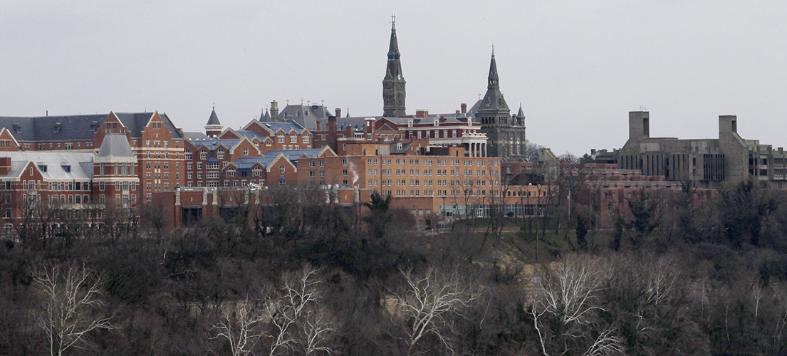 Georgetown University's campus in Washington is pictured in a file photo. (OSV News/Reuters/Hyungwon Kang)