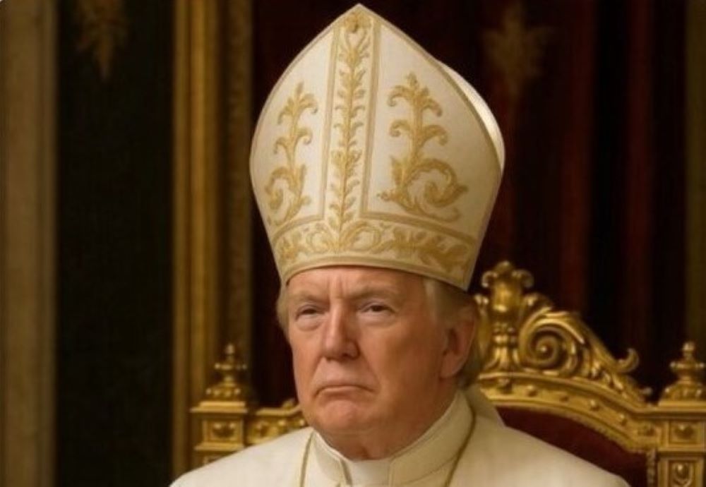 Trump as pope Trump as pope