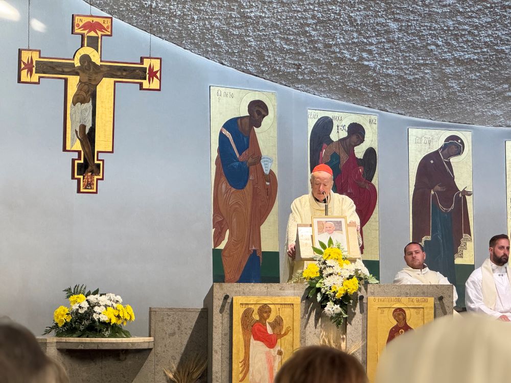U.S. Cardinal Robert McElroy gives a homily at St. Frumentius ai Prati Fiscali in Rome. U.S. Cardinal Robert McElroy gives a homily at St. Frumentius ai Prati Fiscali in Rome.