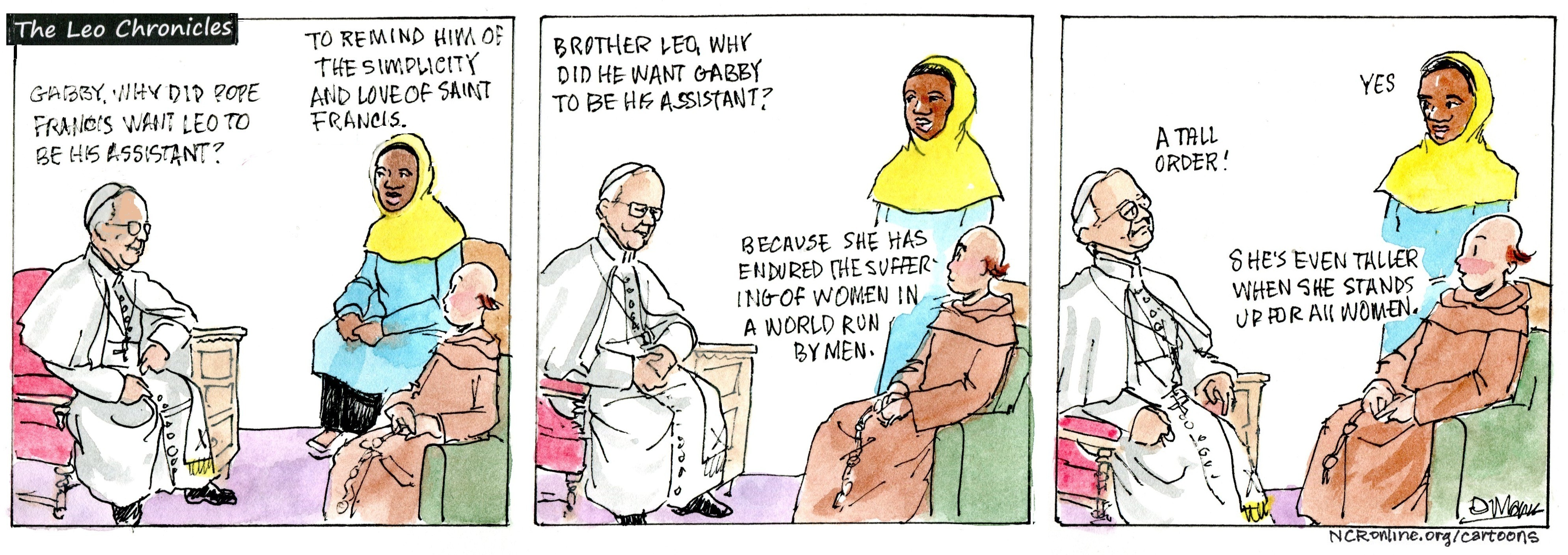The Leo Chronicles: Pope Leo gets to know Leo and Gabby.