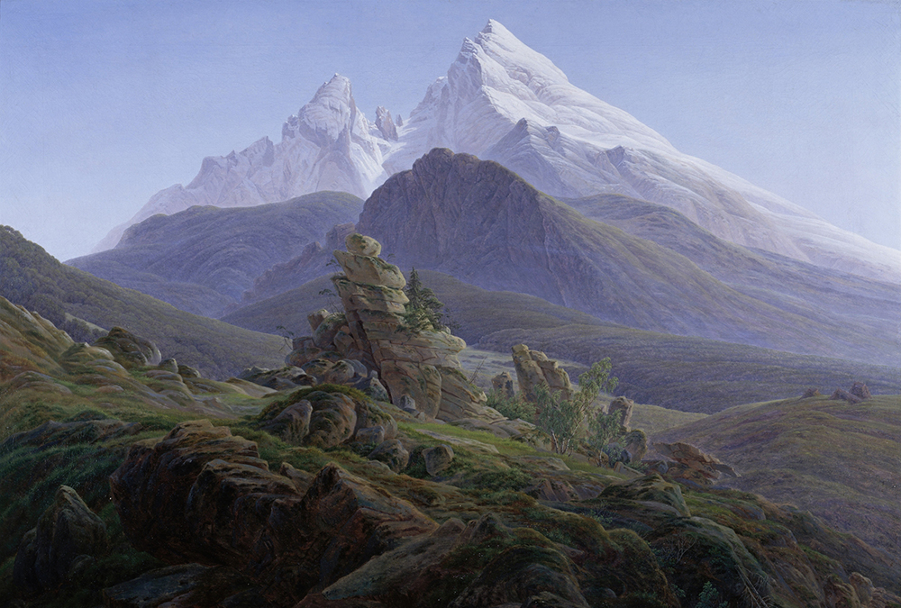 "The Watzmann," by Caspar David Friedrich (Artvee)