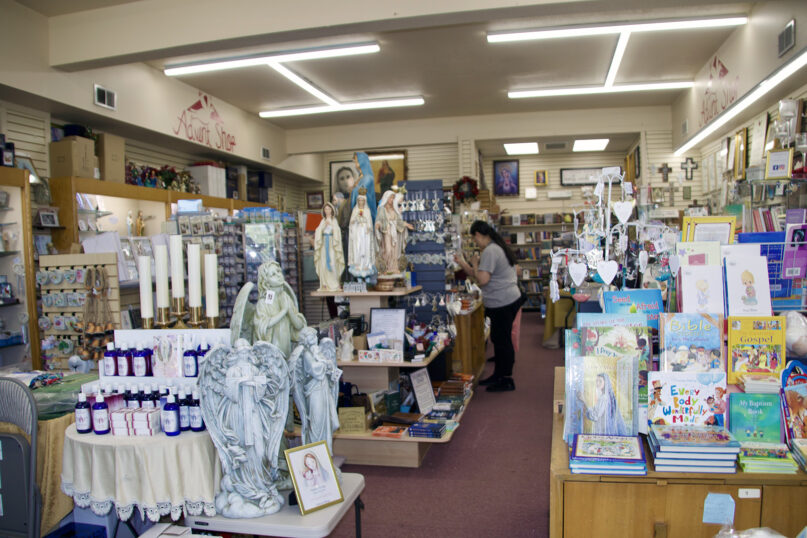 A customer peruses the Advent Shop in Massapequa, Long Island, New York, on May 1, 2025. (Fiona Murphy)