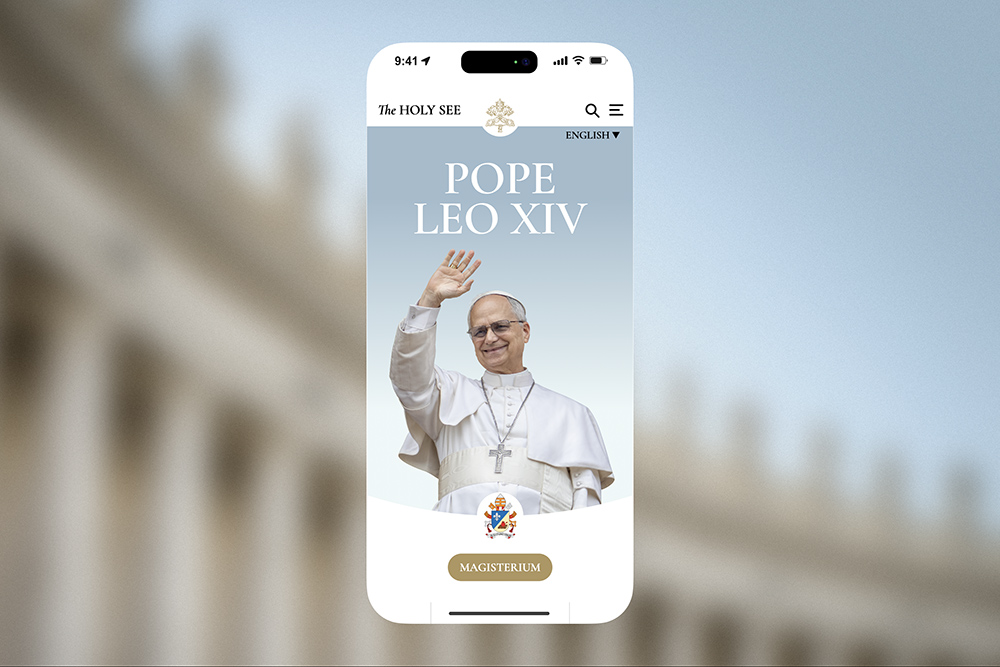 The new Vatican website features the new pope’s face on the homepage to serve as a welcoming image to visitors. (Courtesy of Vatican.va)