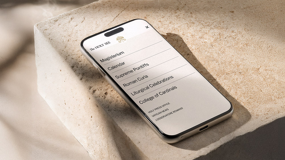 The Vatican website has been updated to be accessible on all platforms: laptops, tablets and phones. (Courtesy of Vatican.va)