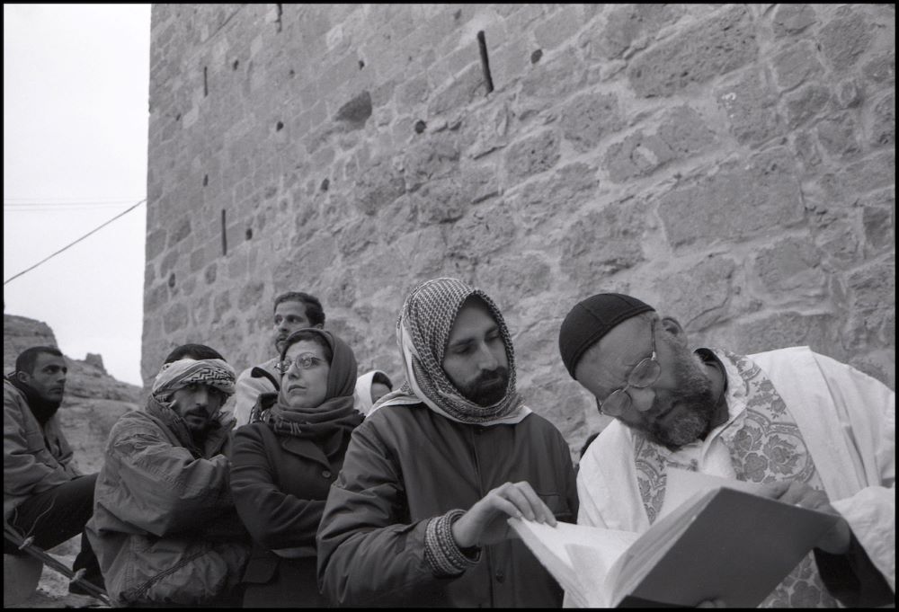 Jesuit Fr. Paolo Dall'Oglio appears with fellow monks at the Mar Musa monastic community in Syria. Jesuit Fr. Paolo Dall'Oglio appears with fellow monks at the Mar Musa monastic community in Syria.